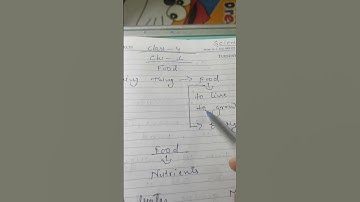 Food | Class4 |chapter 1 | nutrients|science | @mummasjunction2159
