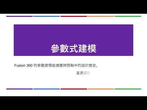 Fusion360技術報－『參數式建模』