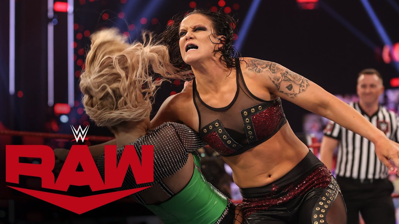 Nia Jax & Shayna Baszler vs. Naomi & Lana – WWE Women’s Tag Team Title Match: Raw, Mar. 8, 2021