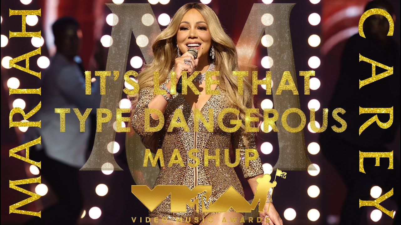Mariah Carey - It's Like That / Type Dangerous - VMAs Mashup - Instrumental with Backing Vocals