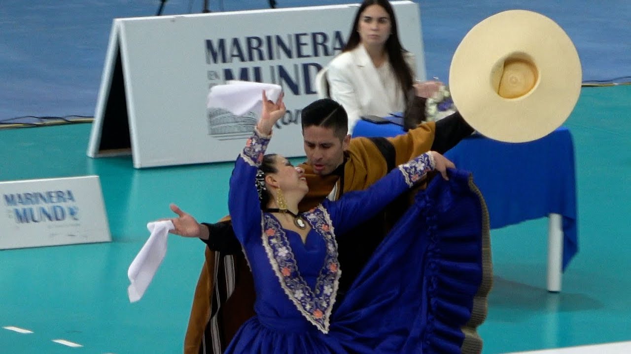 Final Senior Novel. Campeones Elizabeth y Dennis San Martin. Marinera en el Mundo Miraflores 2023