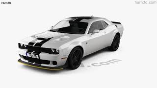 Dodge Challenger SRT Hellcat Wide Body 2020 3D model by 3DModels.org