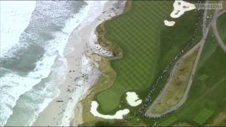 Mickelson's tee on No. 10 in Round 4 of AT&T Pebble Beach