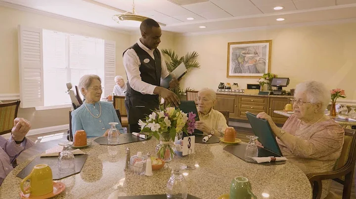 A Day In The Life of a Dining Room Coordinator and Server at Belmont Village