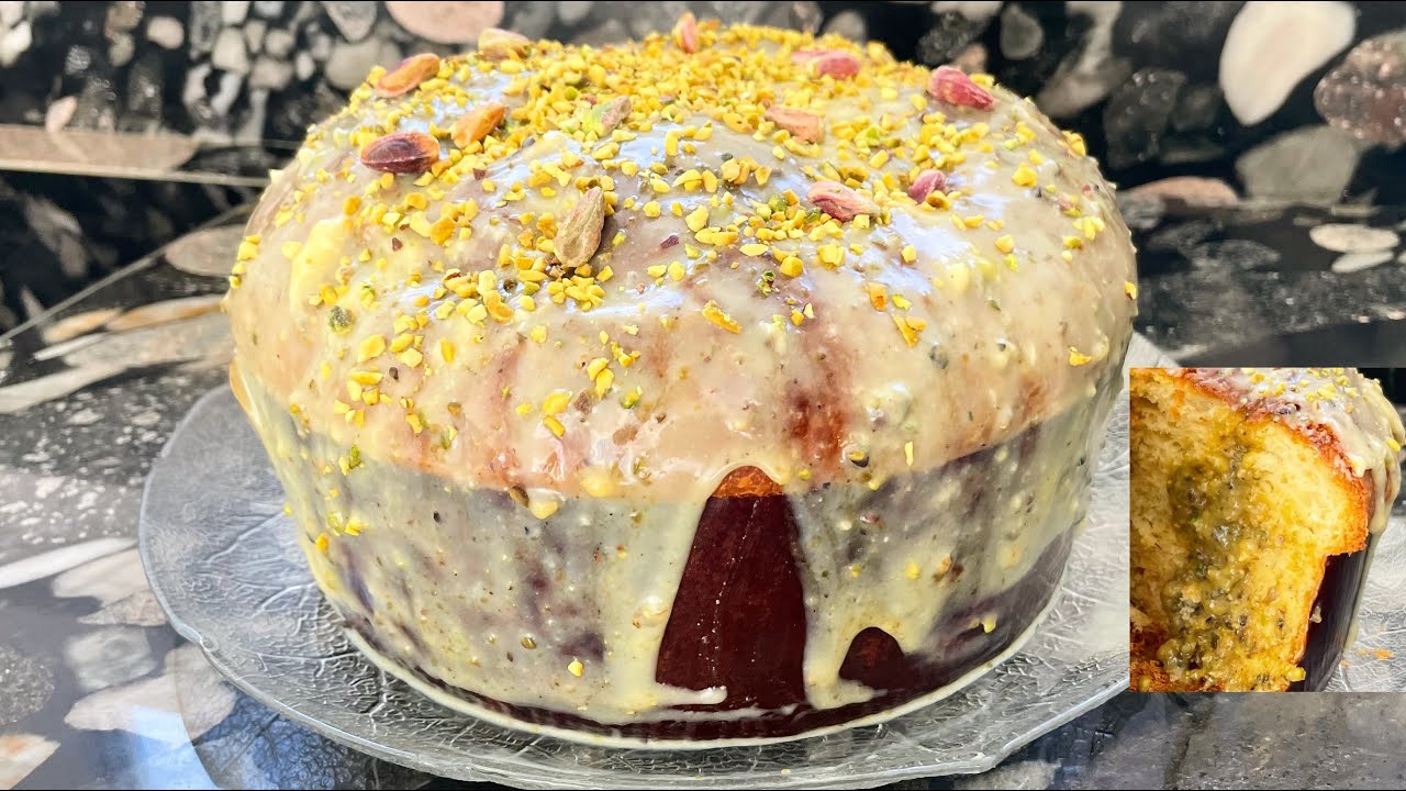 PANETTONE AL PISTACCHIO 🎄with homemade pistachio cream