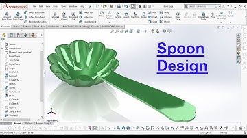 Spoon Tutorial in Solidworks | Spoon Modeling | Solidworks Tutorial