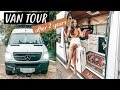 VAN TOUR after 2 years living in our TINY HOUSE on wheels | Eamon & Bec