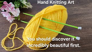 I bet this knitting pattern will be your favorite ⚡️