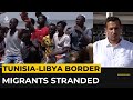 Migrants stuck on border: Expelled from Tunisia, barred from Libya image