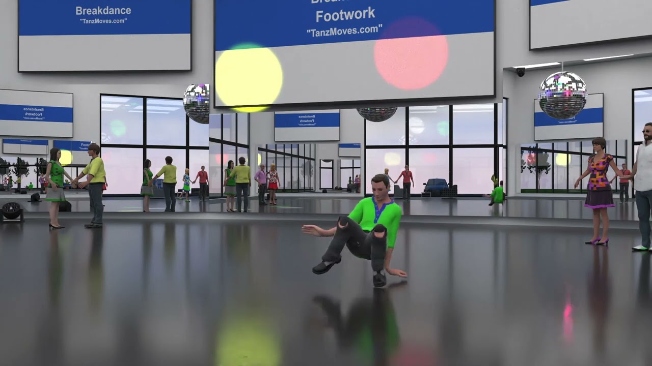 Breakdance  - Tanzfigur Footwork