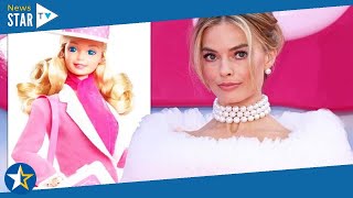 Margot Robbie serves best Barbie tribute yet at London premiere