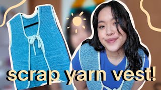 i had to start over SO MANY times | knitting the lonely leftovers vest | knit diaries
