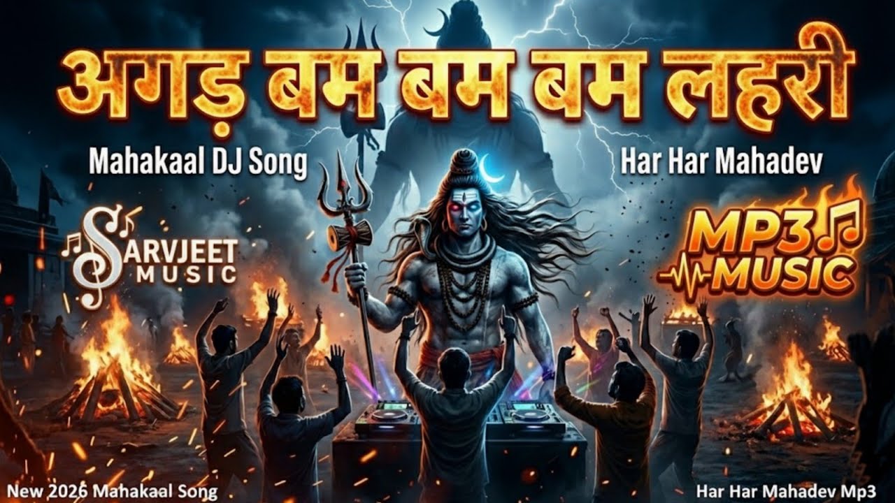 Agad Bam Bam Mahakaal Song | Bam Bam Lahri DJ Bhajan | Mahadev Song 2026