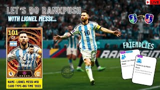 🔴 LEO MESSI BT CARD REVIEW🔥 & PLAYING CO-OP FRIENDLIES 🤩 | eFootball™ 2024 Mobile | LIVE@eFootball