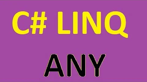 C# linq any & any with predicate