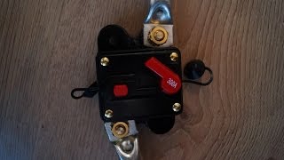 300AMP DC Circuit Breaker and Test
