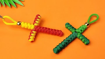 Super Easy Paracord Lanyard Keychain | How to make a Paracord Key Chain Handmade DIY Tutorial #29