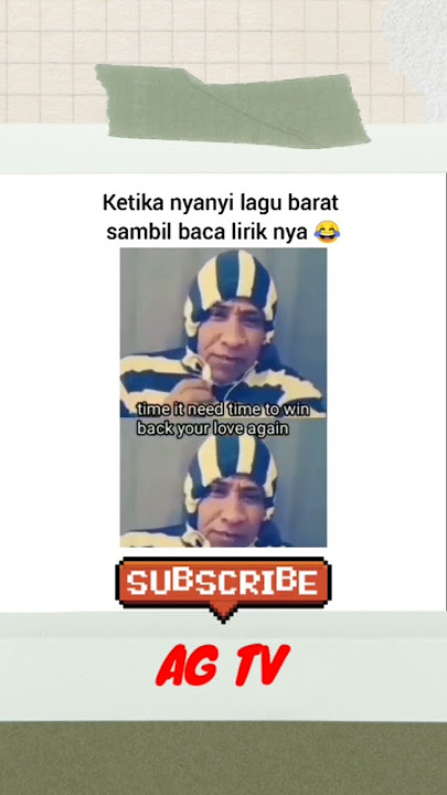 Ketika Nyanyi Lagu Barat Lidahnya Kesleo #lucu #shorts