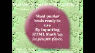 Proposed Boot Camp Programming Tweeter With Bootstr3