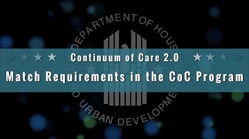 Match Requirements in the CoC Program