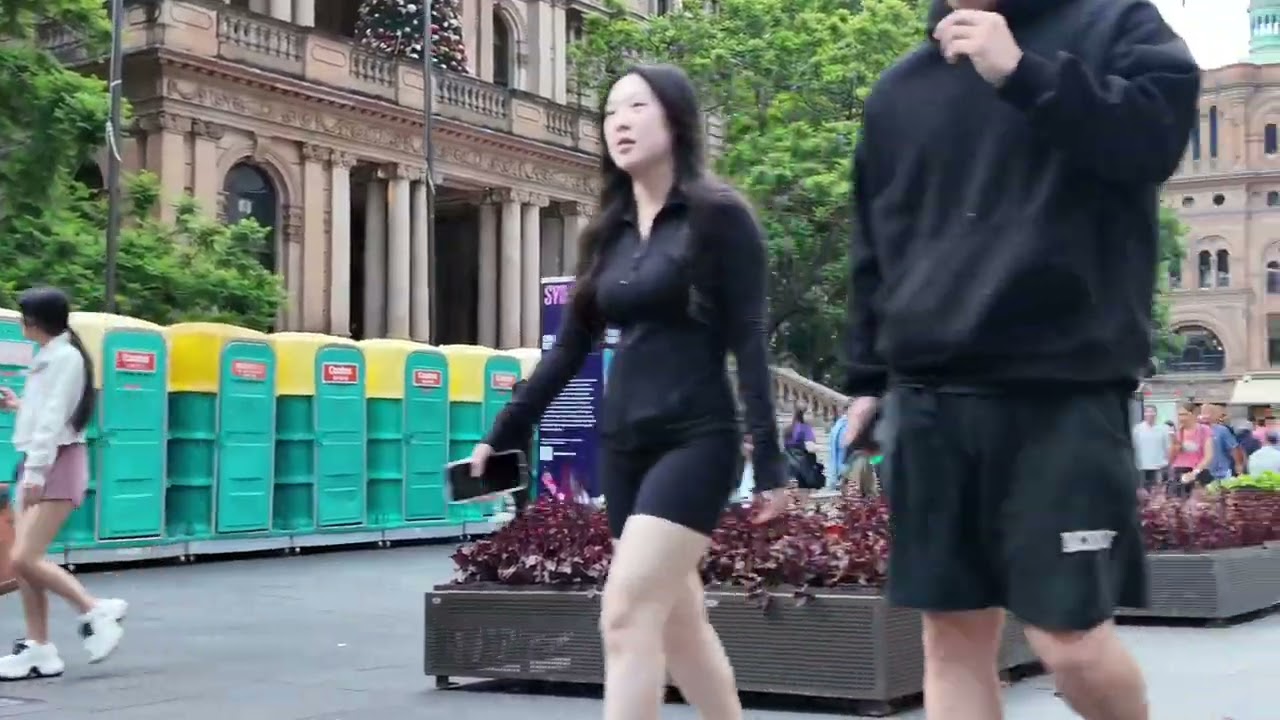 Sydney 4K Walking Tour: World Square to Circular Quay via George St