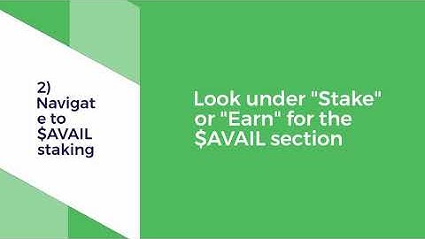 how to stake $AVAIL using Deq.fi.