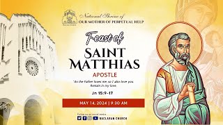 Baclaran Church: Feast of Saint Matthias, Apostle