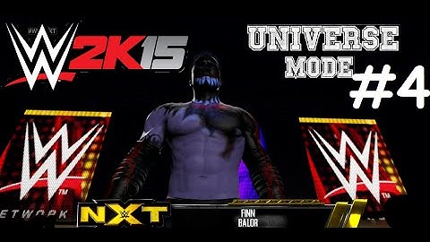WWE 2K15 Universe Mode - Episode 4 (FINN BALOR) Next Gen