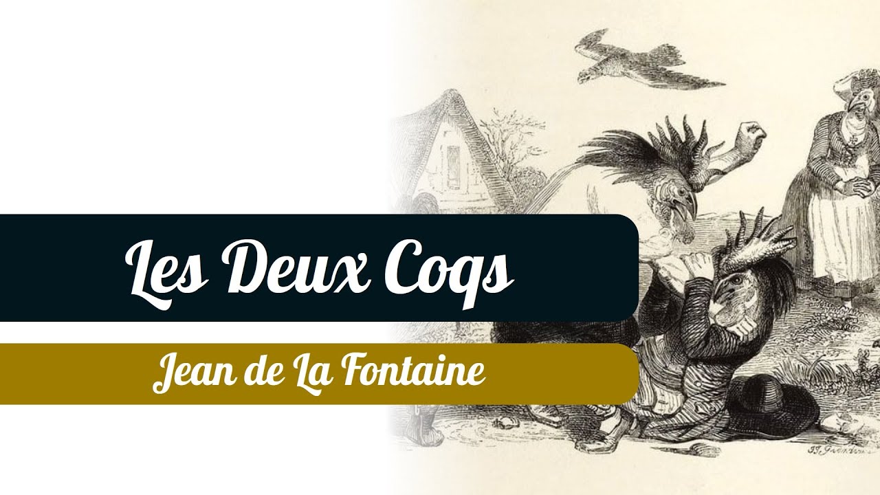 Les Deux Coqs - Fable de La Fontaine - YouTube