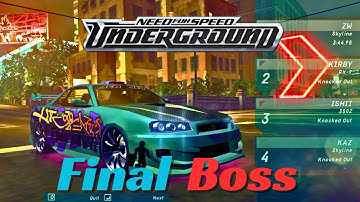 NFS Underground Definitive Edition - (Full Game play & Walk Through) (Last Episode) 4K 60FPS