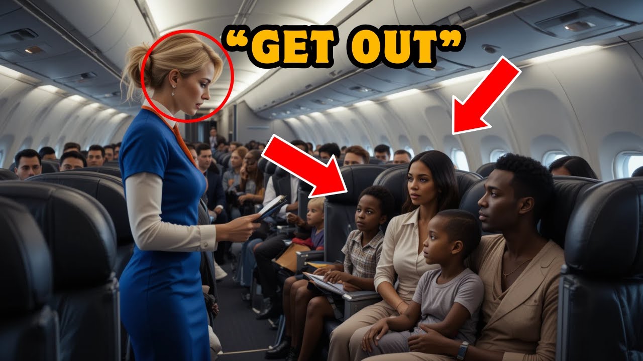 Flight Attendant Kicks Black Family Off Plane – 10 Minutes Later, She’s Jobless!