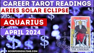 Aquarius #tarot career #April | 🪄 Magical opportunities await but you must take your time!