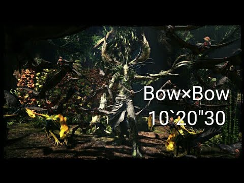 Mhw 依頼 森の精霊 エンシェント レーシェン 2pt 弓 弓 10 30 Ancient Leshen 2pt Bow Youtube