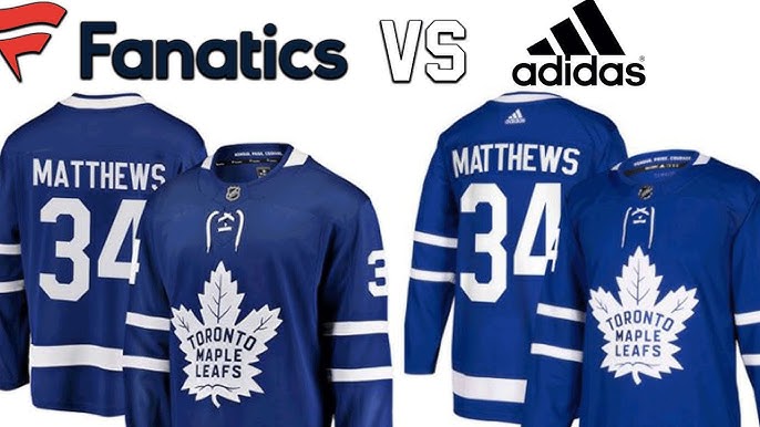 Fanatics Breakaway Jersey vs. Adidas AdiZero Authentic NHL Jersey 