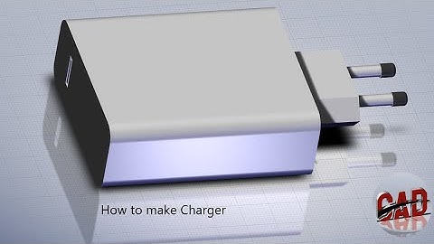 How to make Charger in Solidworks | Solidworks tutorial for beginners