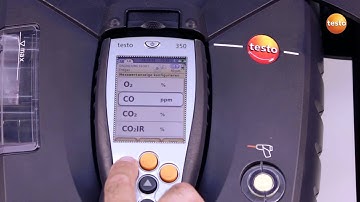 testo 350: Displayanzeige konfigurieren (2/13) | Be sure. Testo