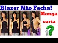 Como alargar um blazer?