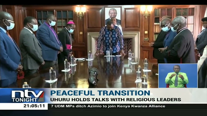 Uhuru holds talks with religious leaders