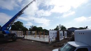 Laprise construction en panneaux préusinés - 2 blocs de 12 logements