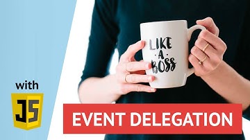 Event delegation with vanilla JavaScript