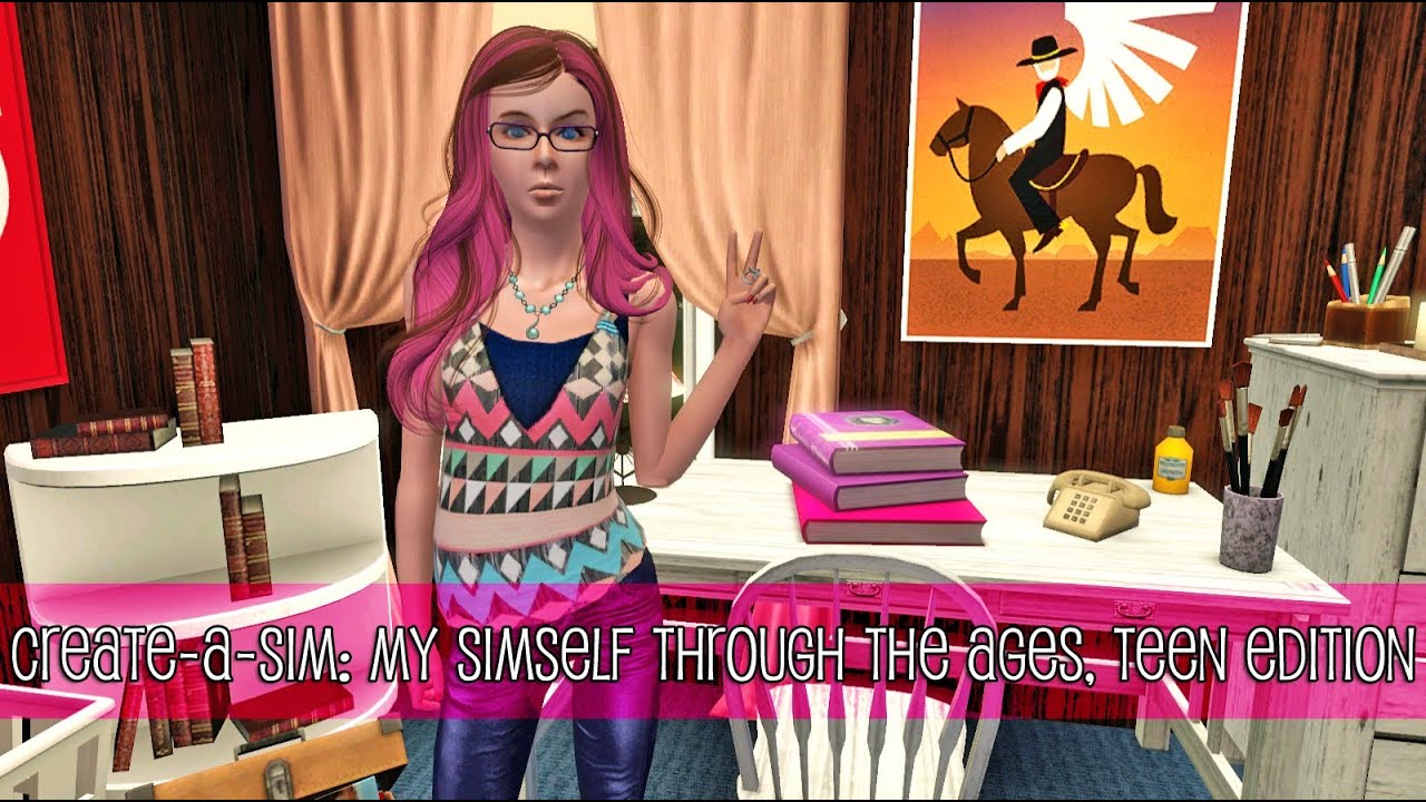 The Sims 3 Create-A-Sim: My Simself Through The Ages [Teen Edition]