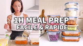 1H MEAL PREP | Facile, Rapide & Recettes gourmandes
