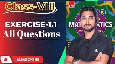 Viva Education start up mathematics class-8 || rational Numbers|| Ex-1.1 || by EXAM SCORE