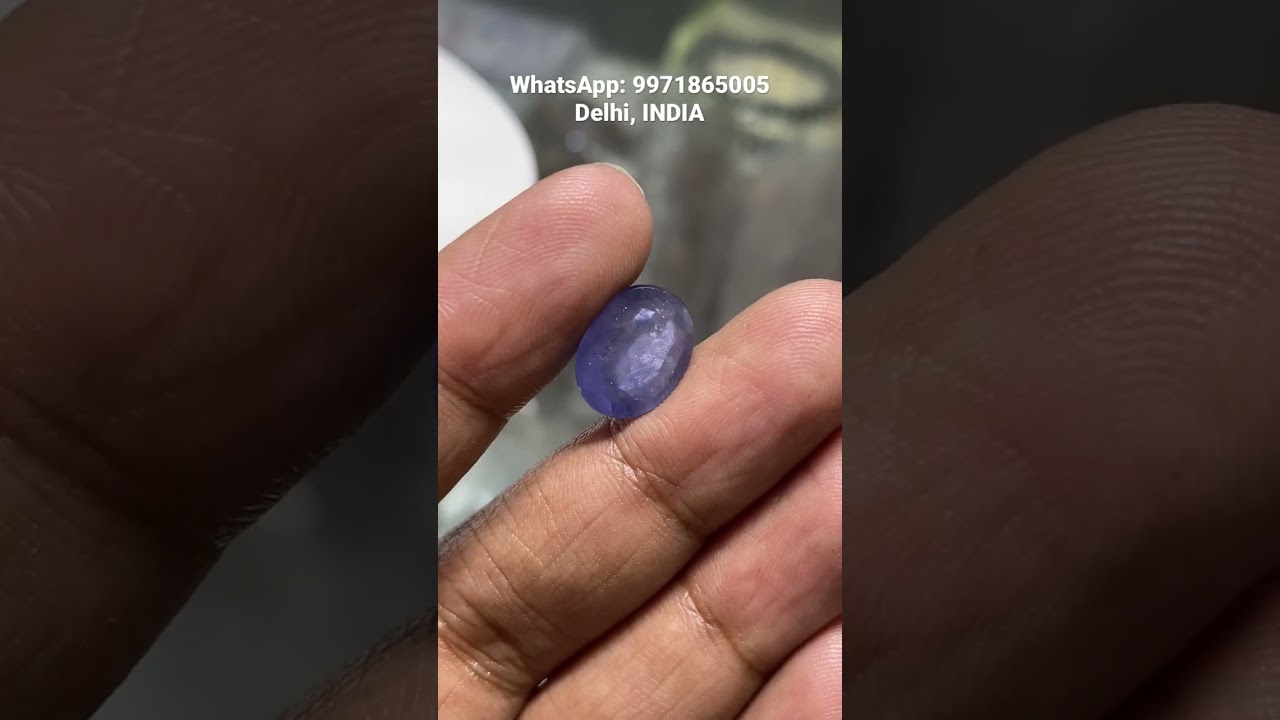 Bangkok Blue Sapphire 6.084 Carats.