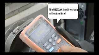 Handheld Digital Multimeter Tested at -40 Degrees C, U1273AX