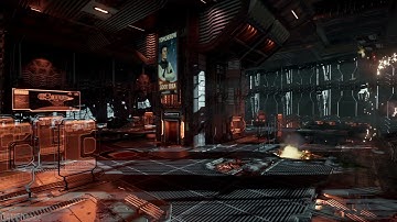 3 Hour - Dead Space Remake - Damaged Main Atrium Ambience