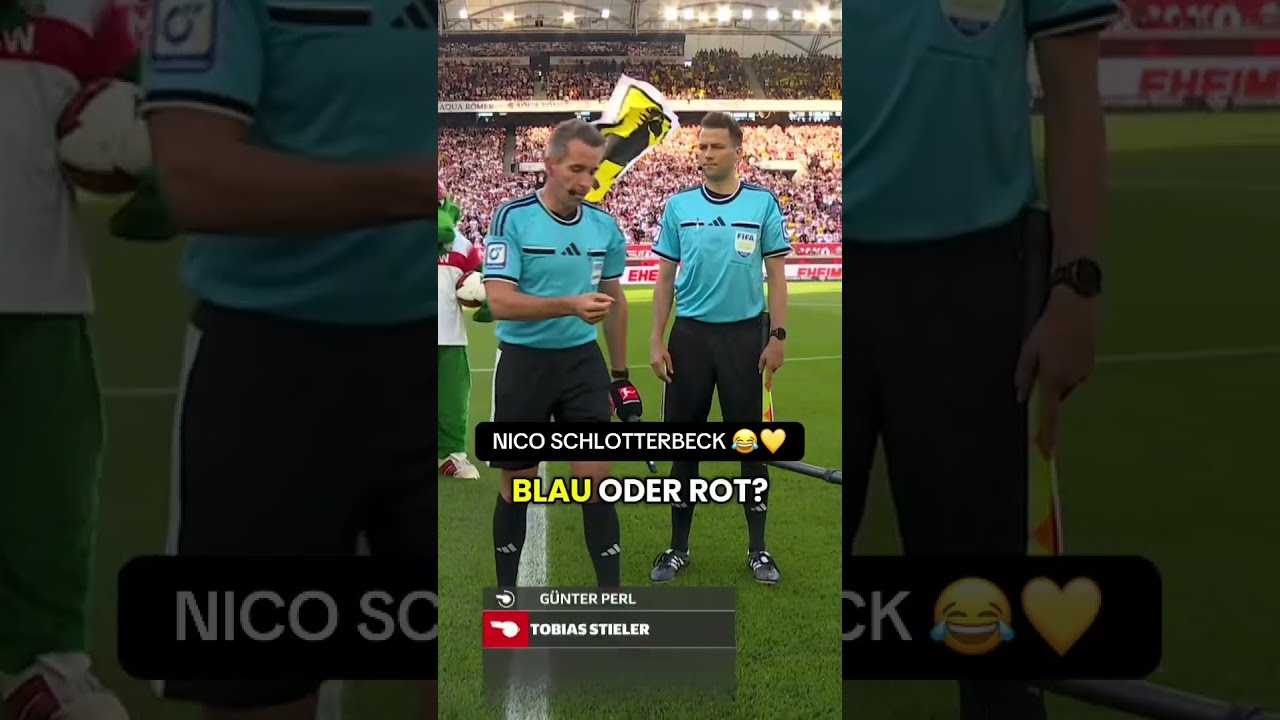 Frecher Schlotterbeck bei der Platzwahl 🤭