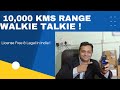 10k kms long range walkie talkie in india field test review unboxing license free walkie talkie