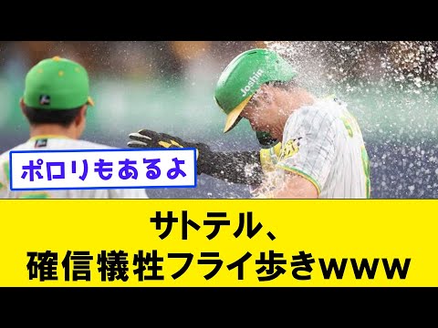 【8/15最短M点灯】サトテル、確信犠牲フライ歩きｗｗｗ【なんJコメント付き】