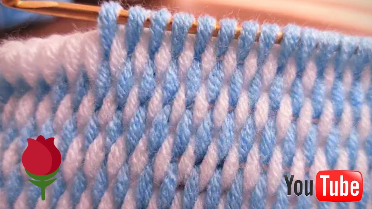 Tunecino: punto red en 2 colores en tunecino